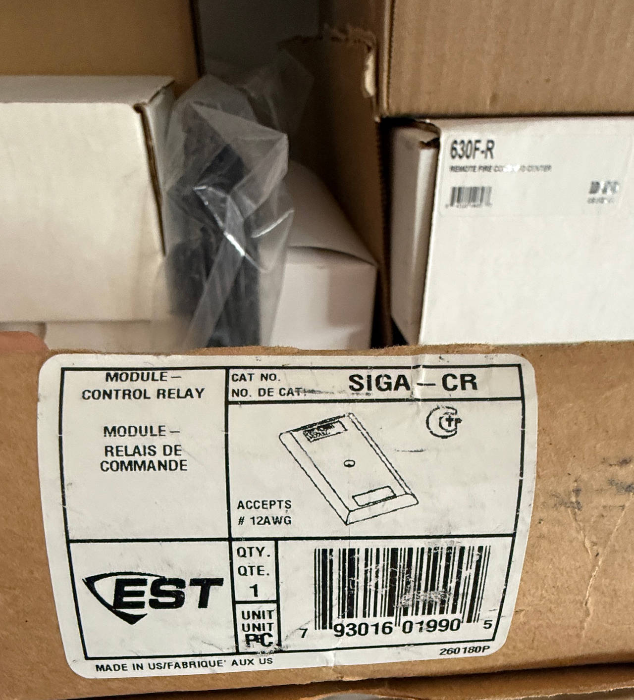 Edwards EST SIGA-CR Control Relay Module