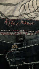 Ariya Jeans Contrast Stitch Denim - Image 1