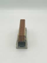 Vintage Swingline 737 Desk Stapler Beige Faux Wood Grain Tested Works USA - Image 2
