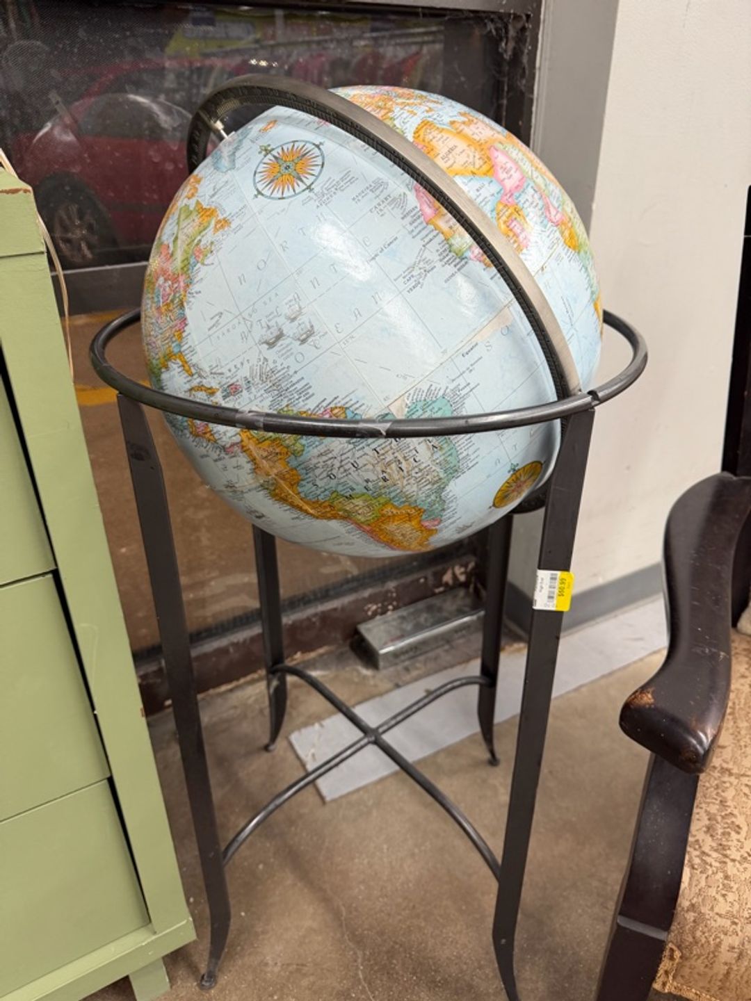 Replogle Trafalgar 16" Floor Globe with Silver Stand