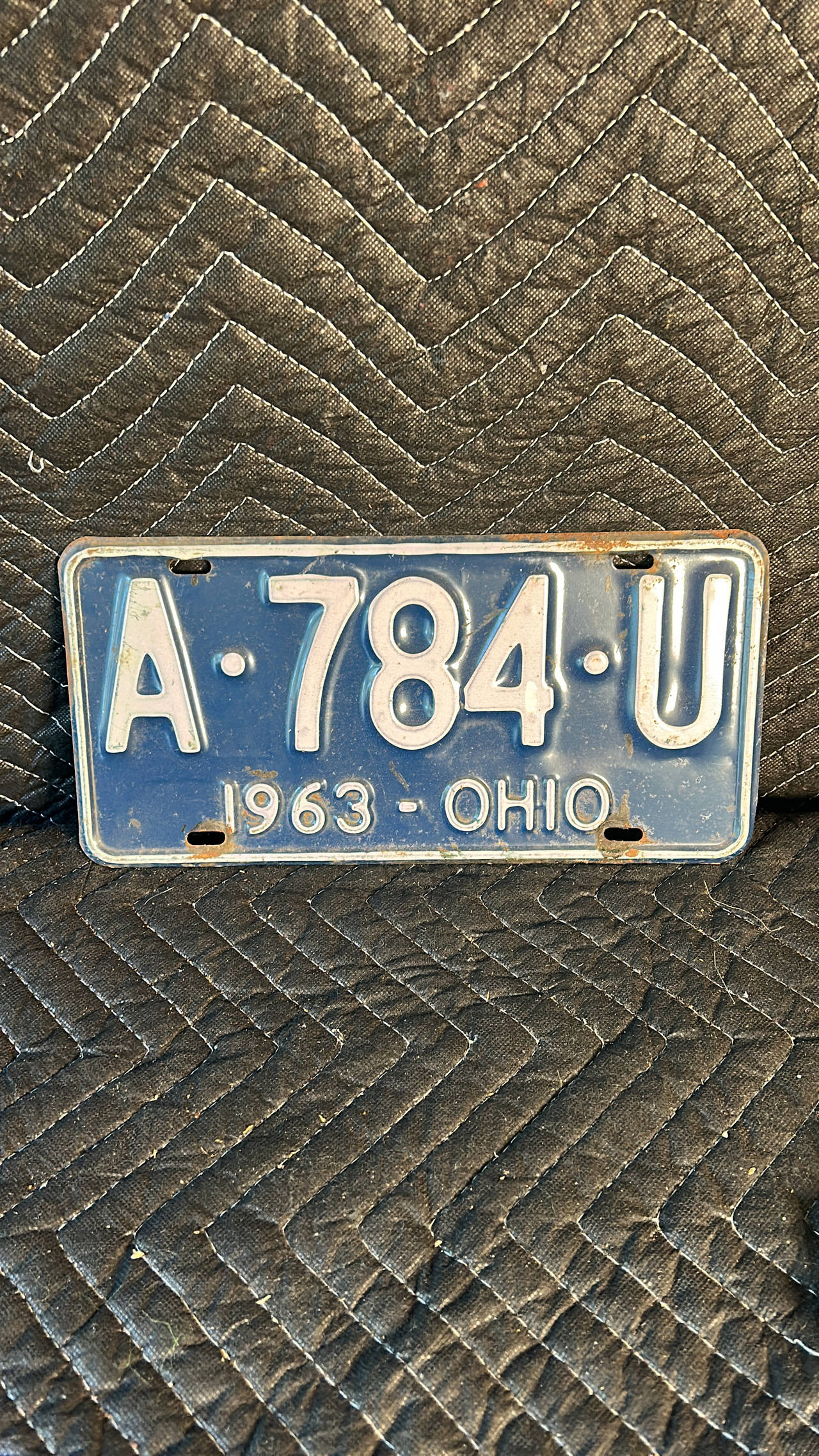 1963 Ohio License Plate