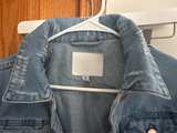 BBJ Los Angeles Distressed Cropped Denim Jacket - Image 3