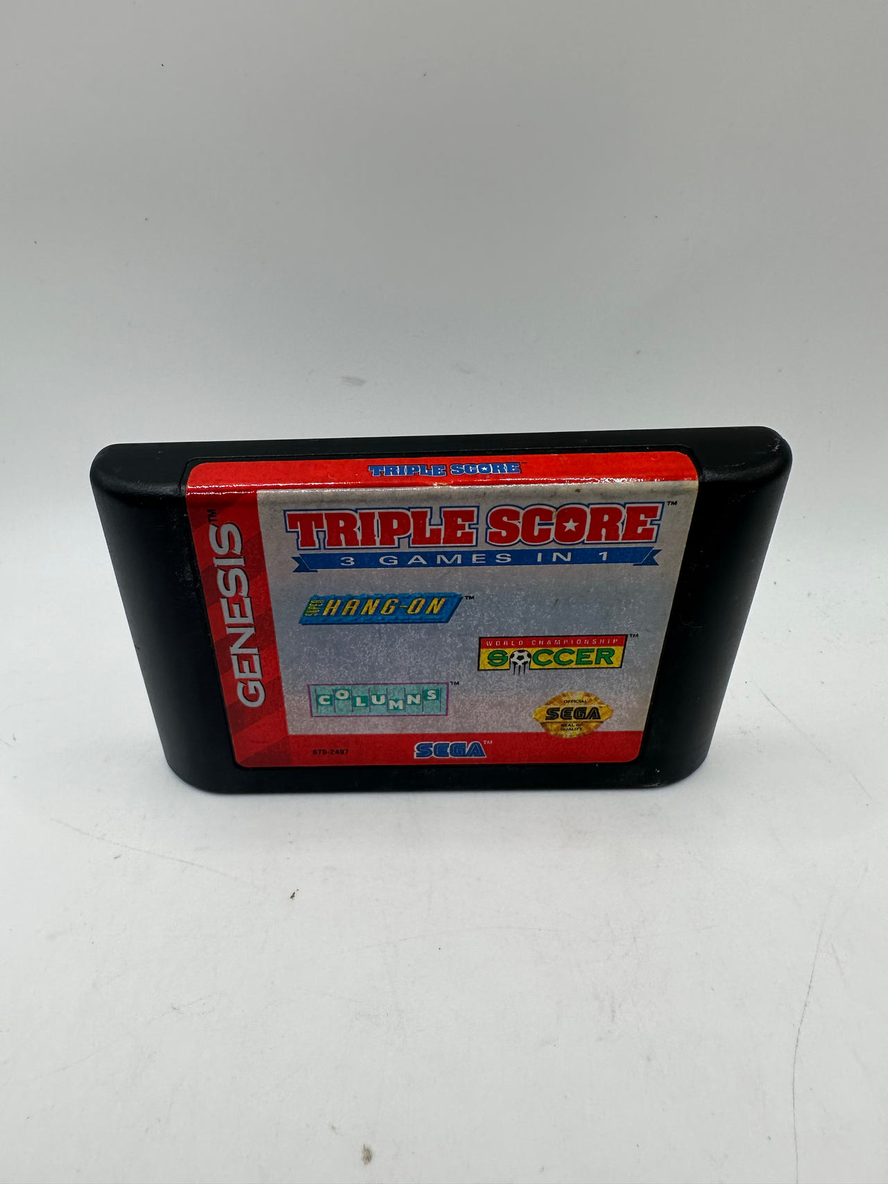 Triple Score: 3 Games in 1 (Sega Genesis) - TESTED