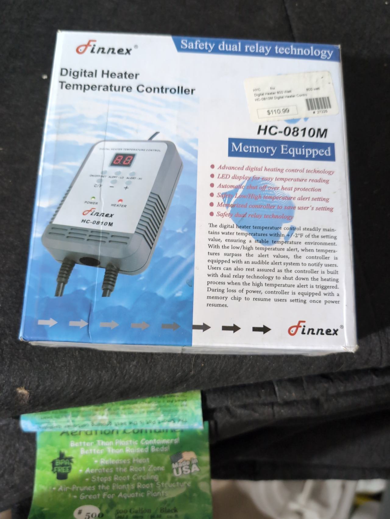 Finnex HC-0810M Digital Heater Temperature Controller