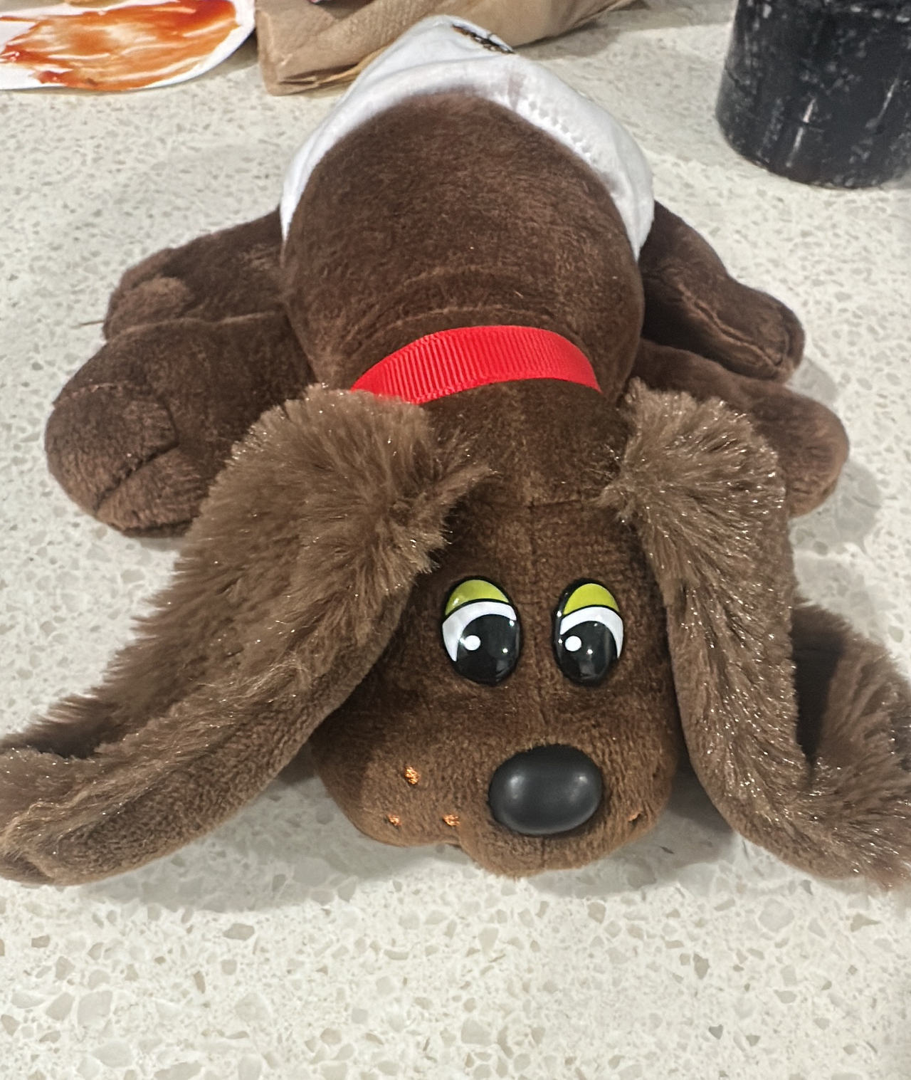 Pound Puppies Plush Brown Dog
