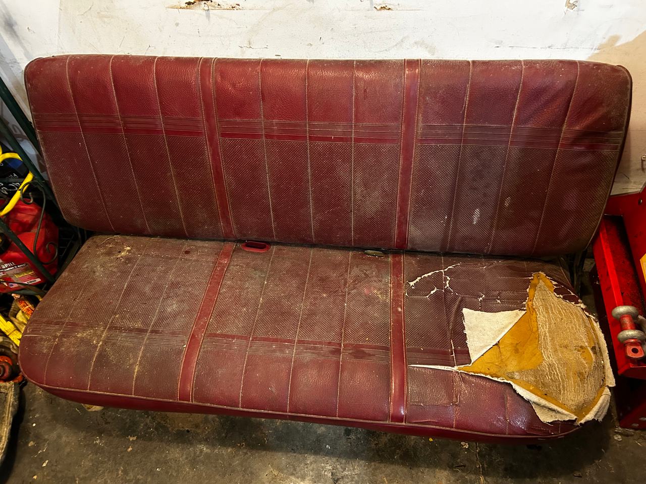 Vintage Car Bench Seat