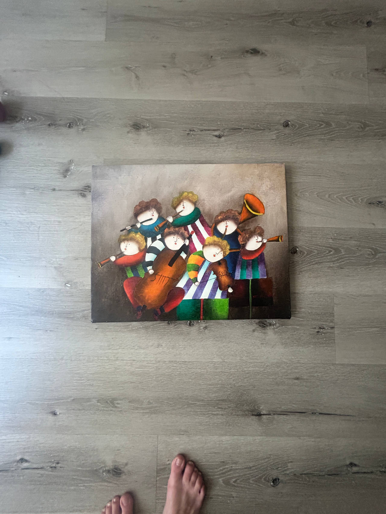 Whimsical Children Orchestra Canvas Art