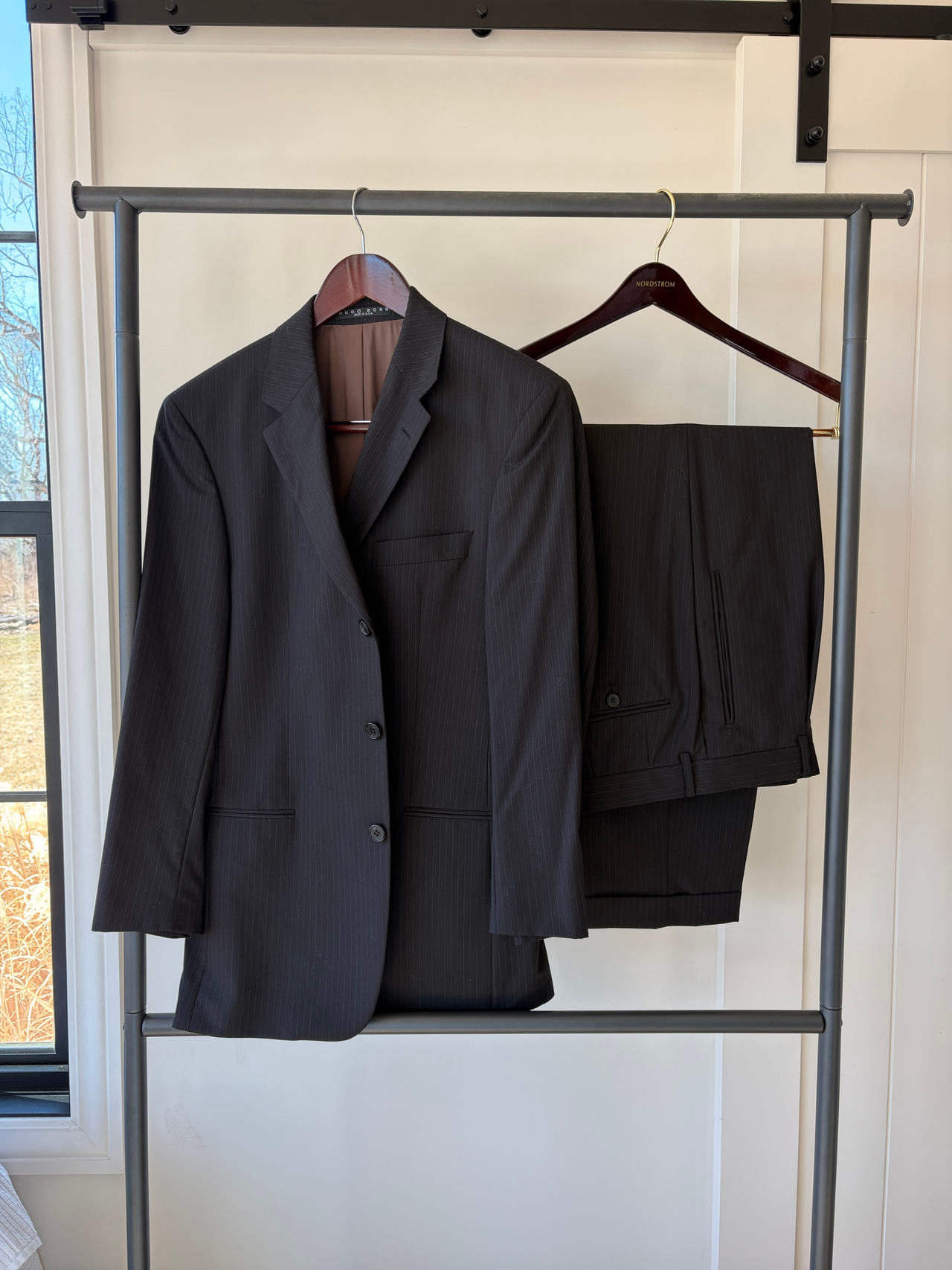 Hugo Boss Pinstripe Suit