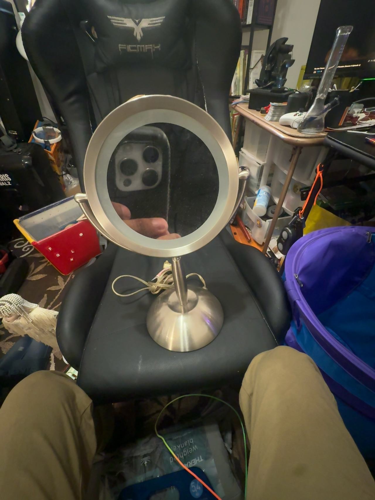 Conair LED Lighted Handheld Rechargeable Mirror
