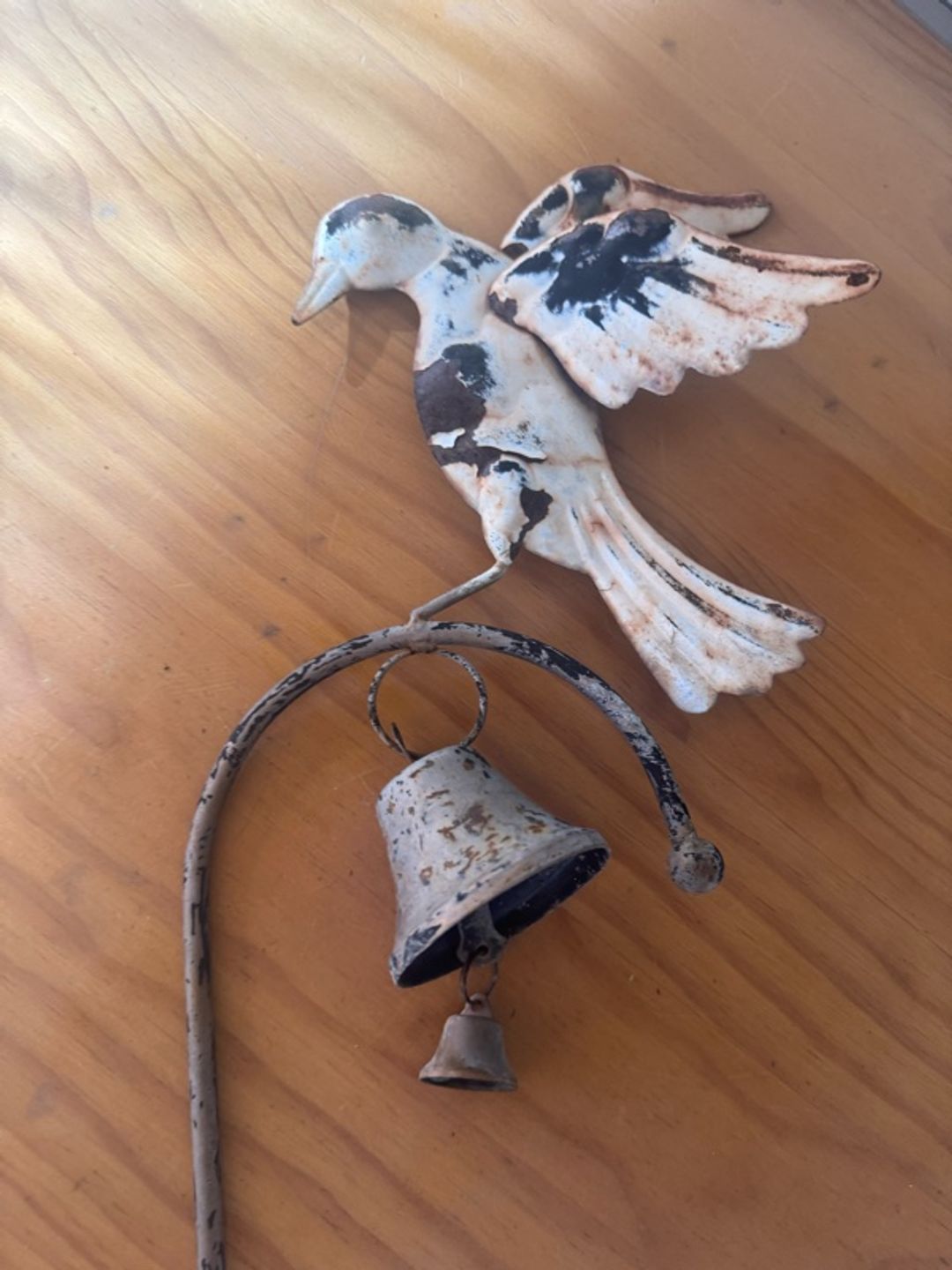 Cast Iron Bird Wall Bell