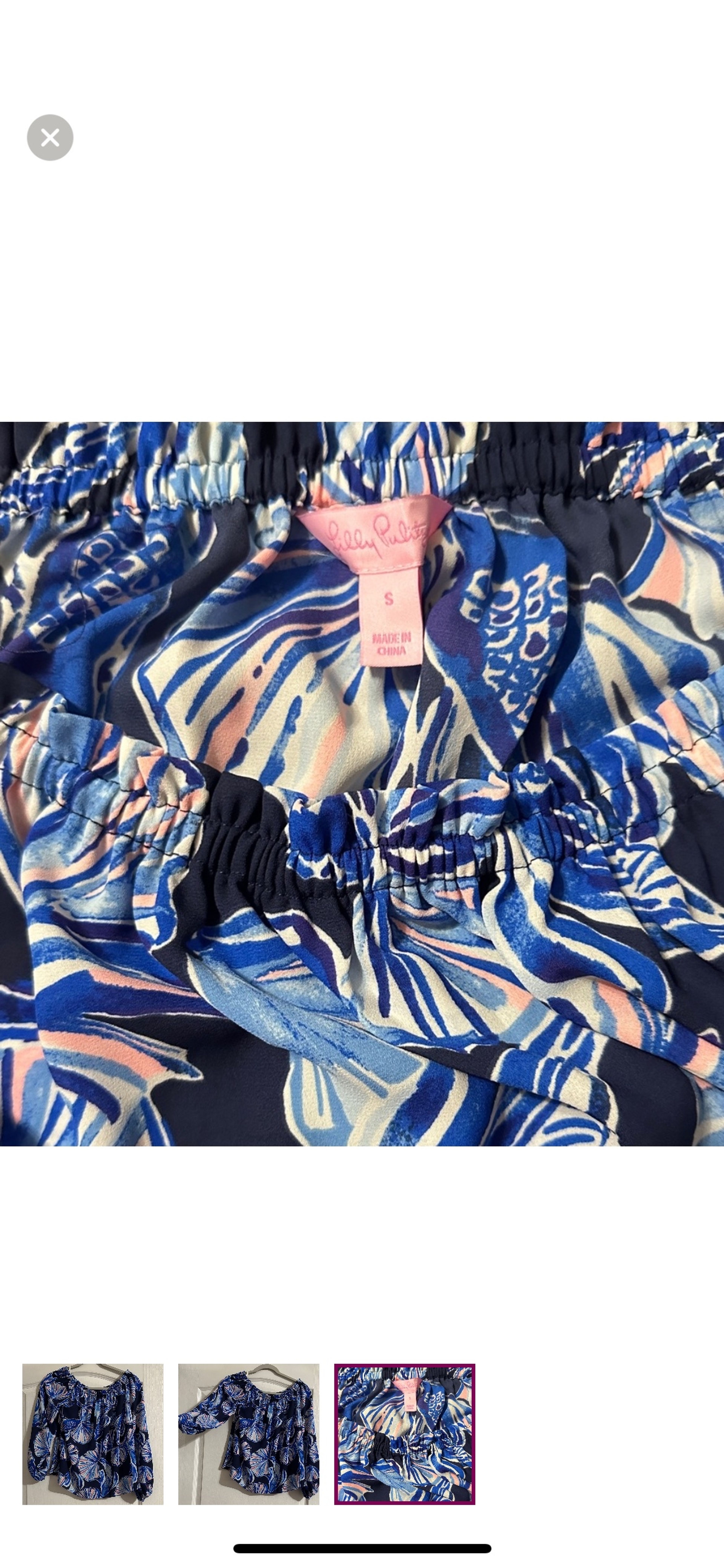 Lilly Pulitzer Off-the-Shoulder Top