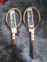 Wilson Pro Staff Wood Tennis Racket with Covers - Image 3