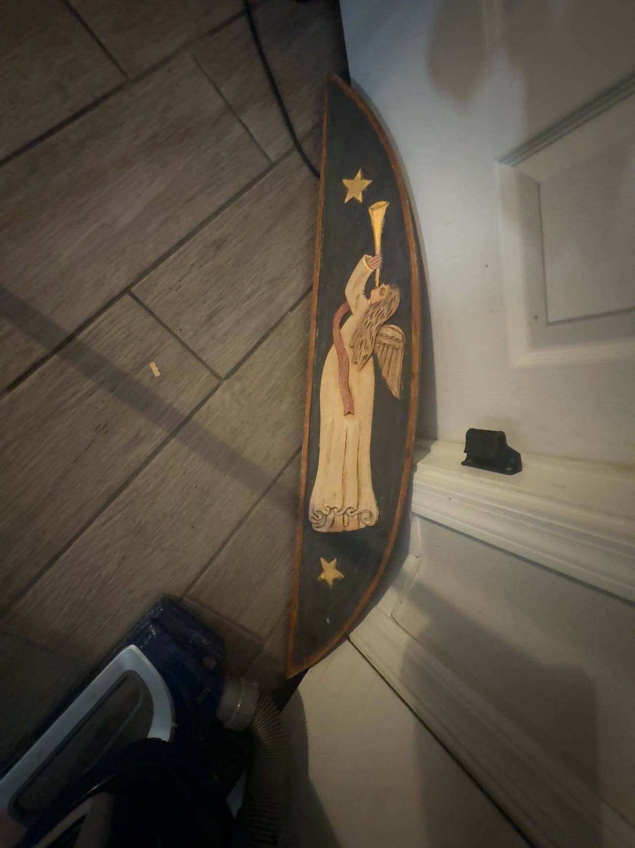 Handcrafted Wooden Angel Wall Hanging