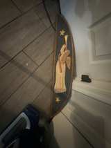 Handcrafted Wooden Angel Wall Hanging - Image 1