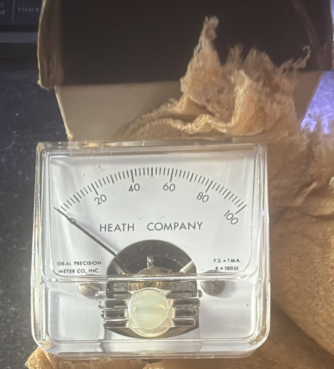 Heath Company 1mA Analog Panel Meter