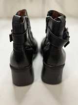 Harley-Davidson Women’s Black Leather Ankle Boots Heeled Zip Biker Moto Size 5.5 - Image 3