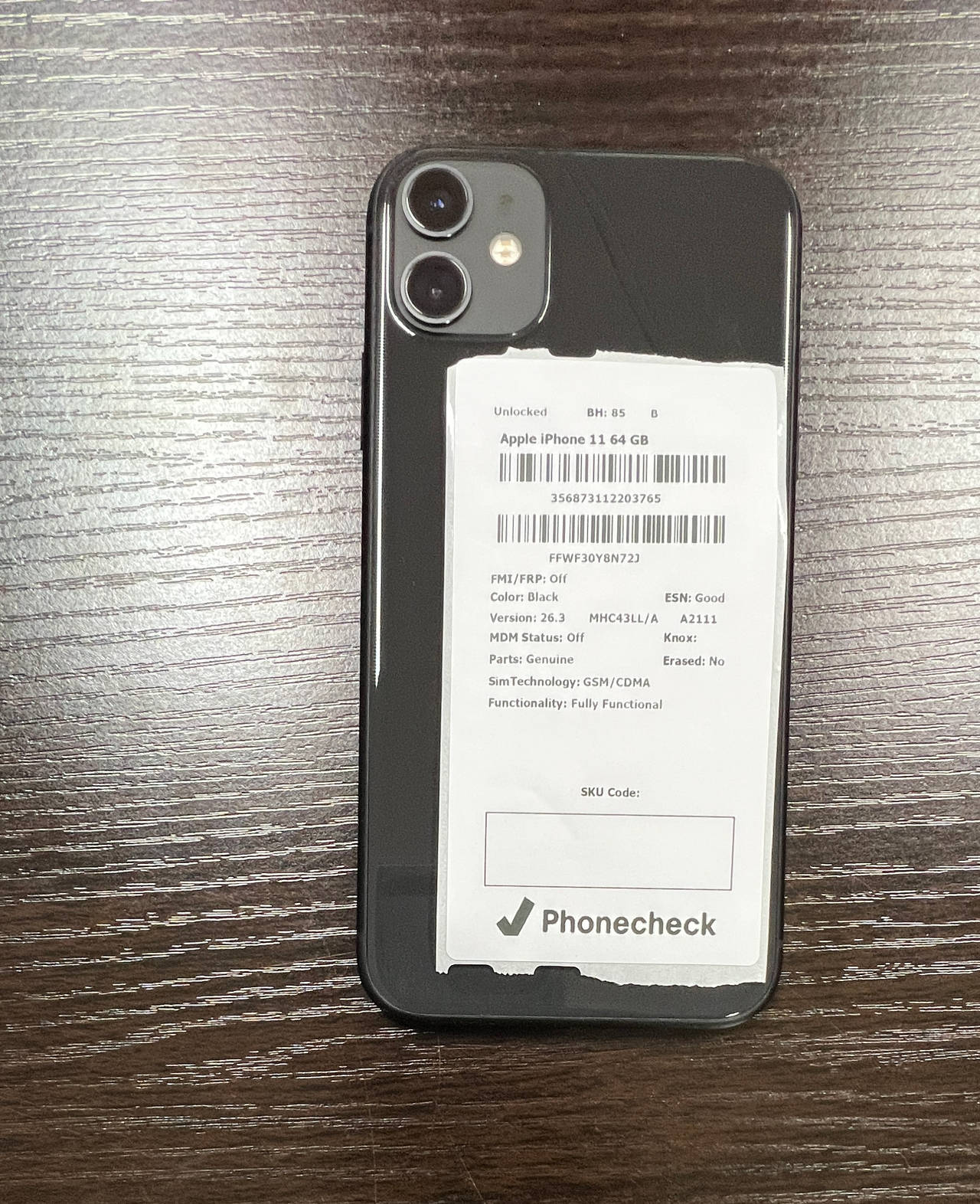 Apple iPhone 11 64GB Black