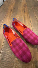 Rothy's The Loafer Cherry Gingham Size 7.5 - Image 2