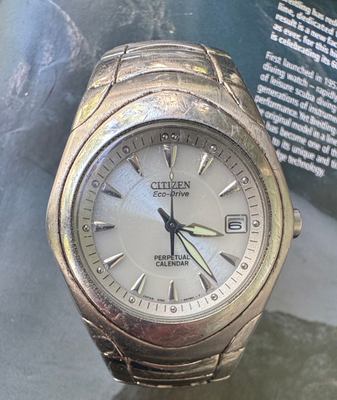 Citizen Eco-Drive Perpetual Calendar Stainless Steel Watch