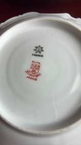 Haviland Limoges Pink Rose Saucers Set of 4 - Image 2