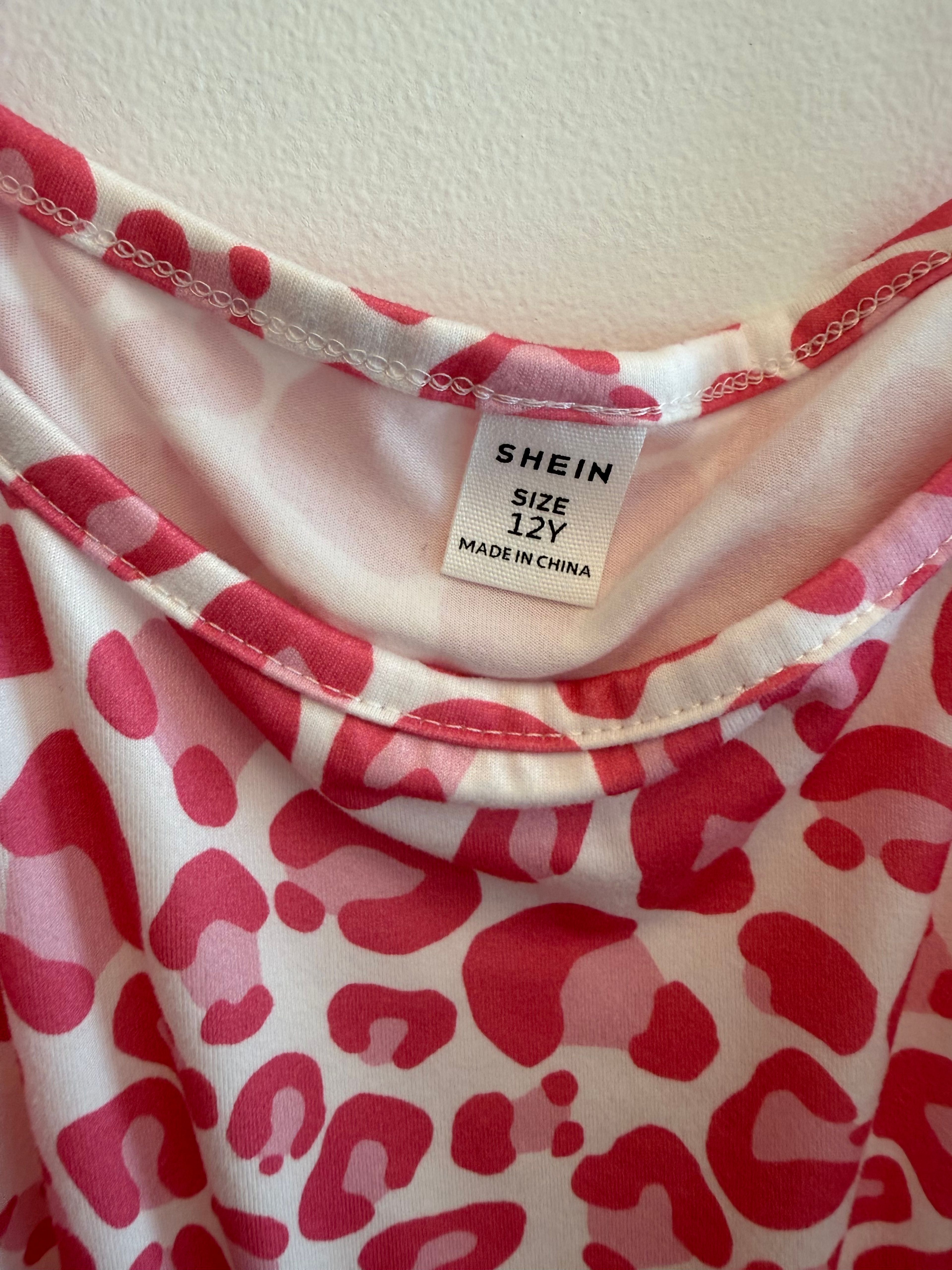 Old Navy Girls Pink Leopard Print Cami Dress - Image 2
