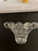 Fenton Clear Hobnail Glass Candle Holder - Image 3