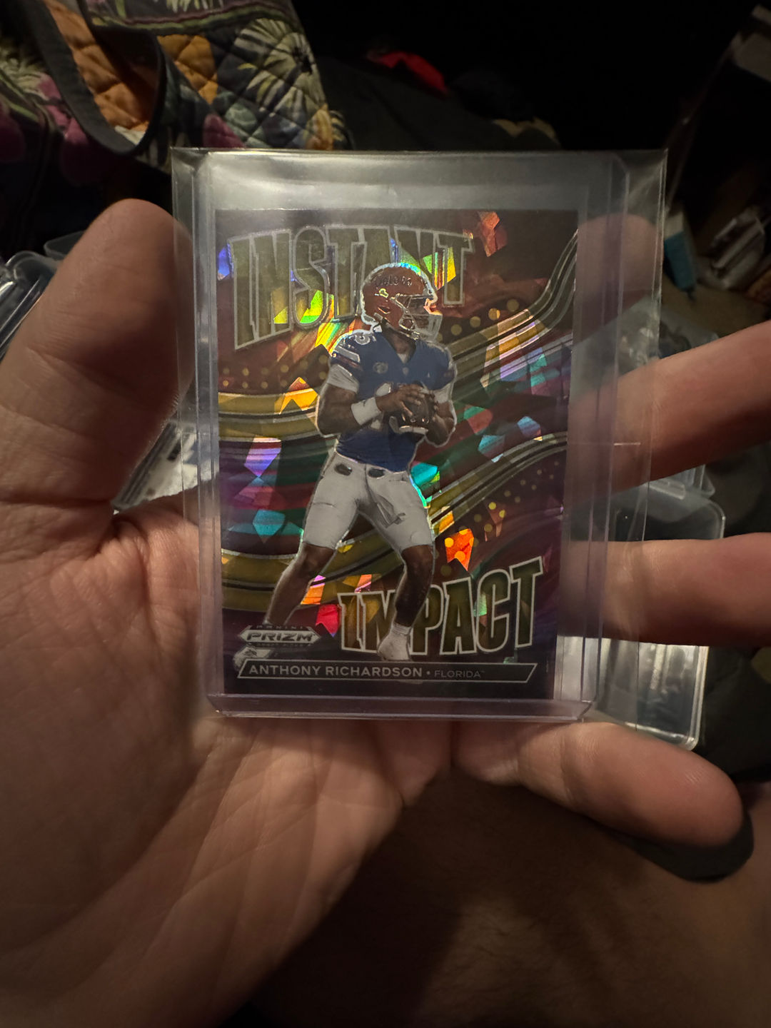 Anthony Richardson Prizm Draft Picks Instant Impact Football Card