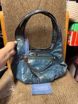 Vera Wang Simply Vera Snakeskin Hobo Shoulder Bag - Image 1