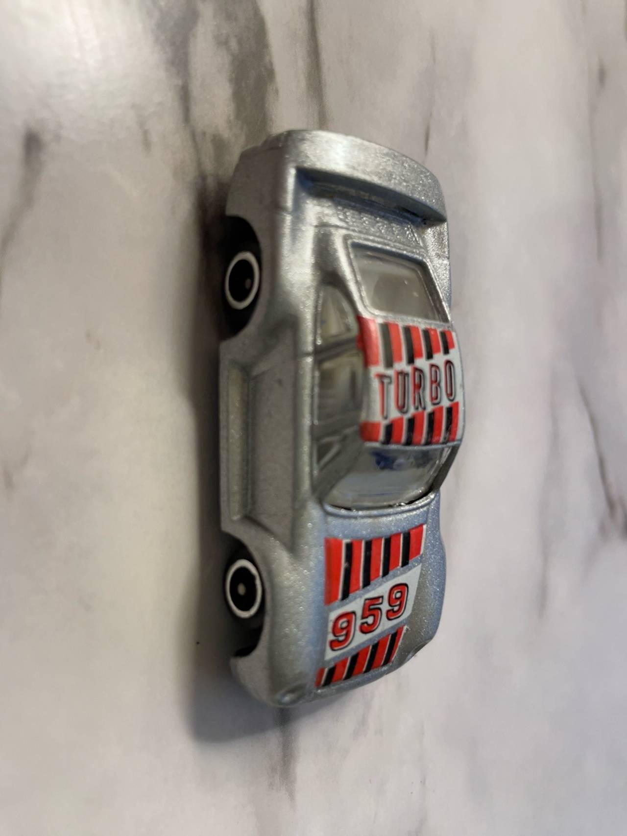 Hot Wheels Porsche Die-Cast Model Car Silver 1:64