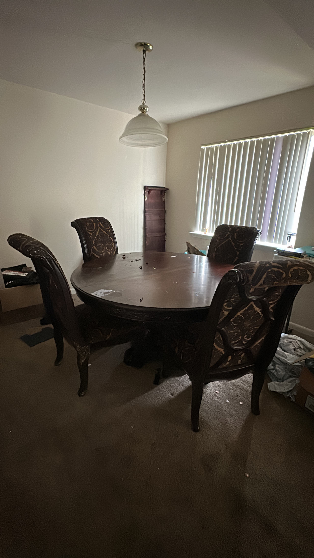 Traditional Wood Dining Table Set