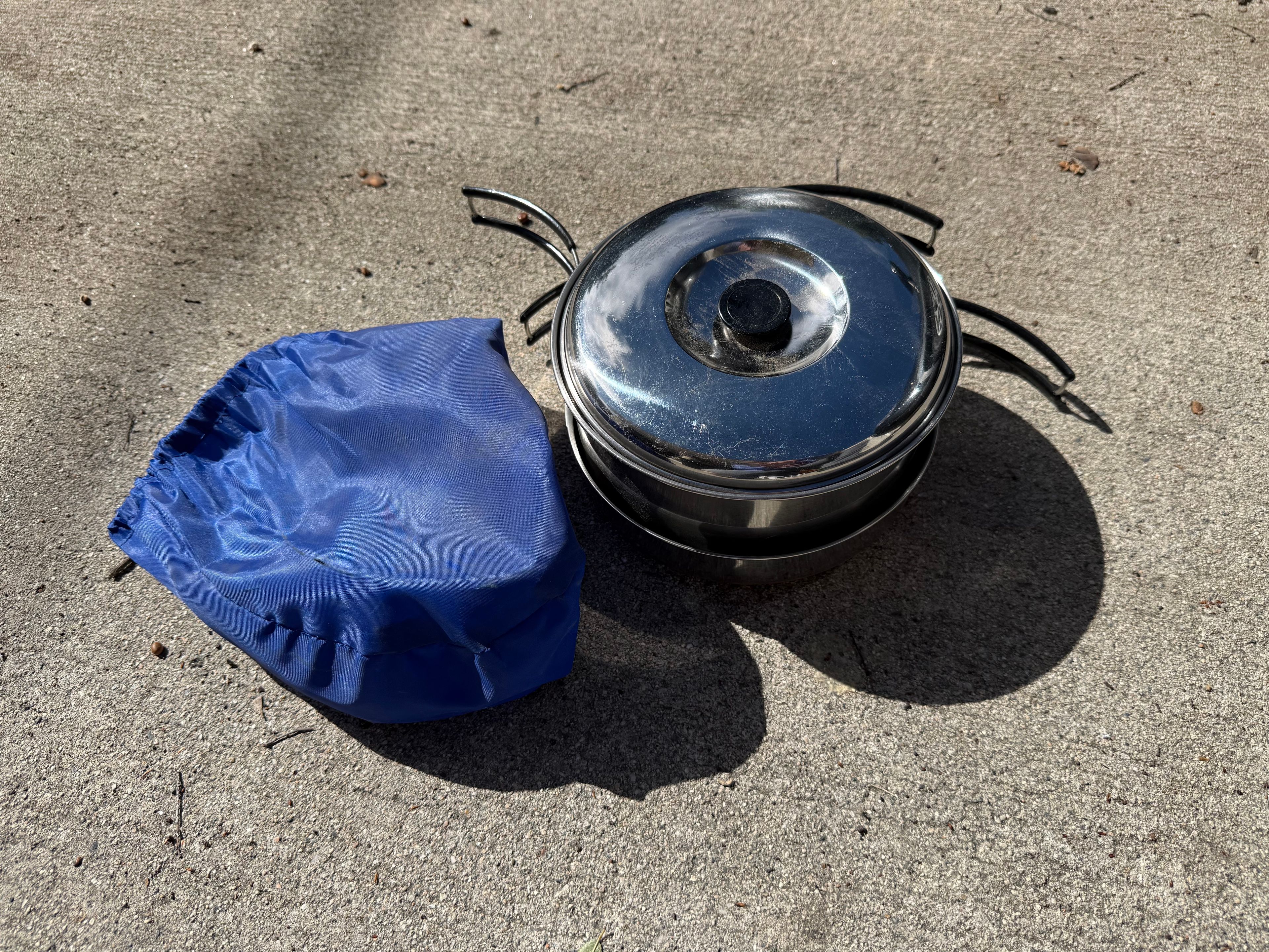 Stainless Steel Camping Cookware Set - Image 2