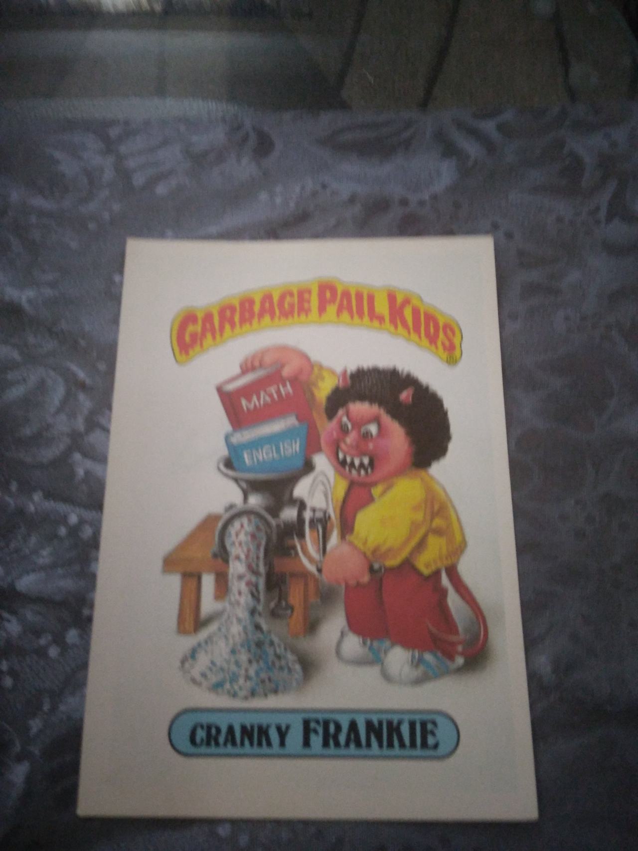 Garbage Pail Kids Cranky Frankie 135a Trading Card