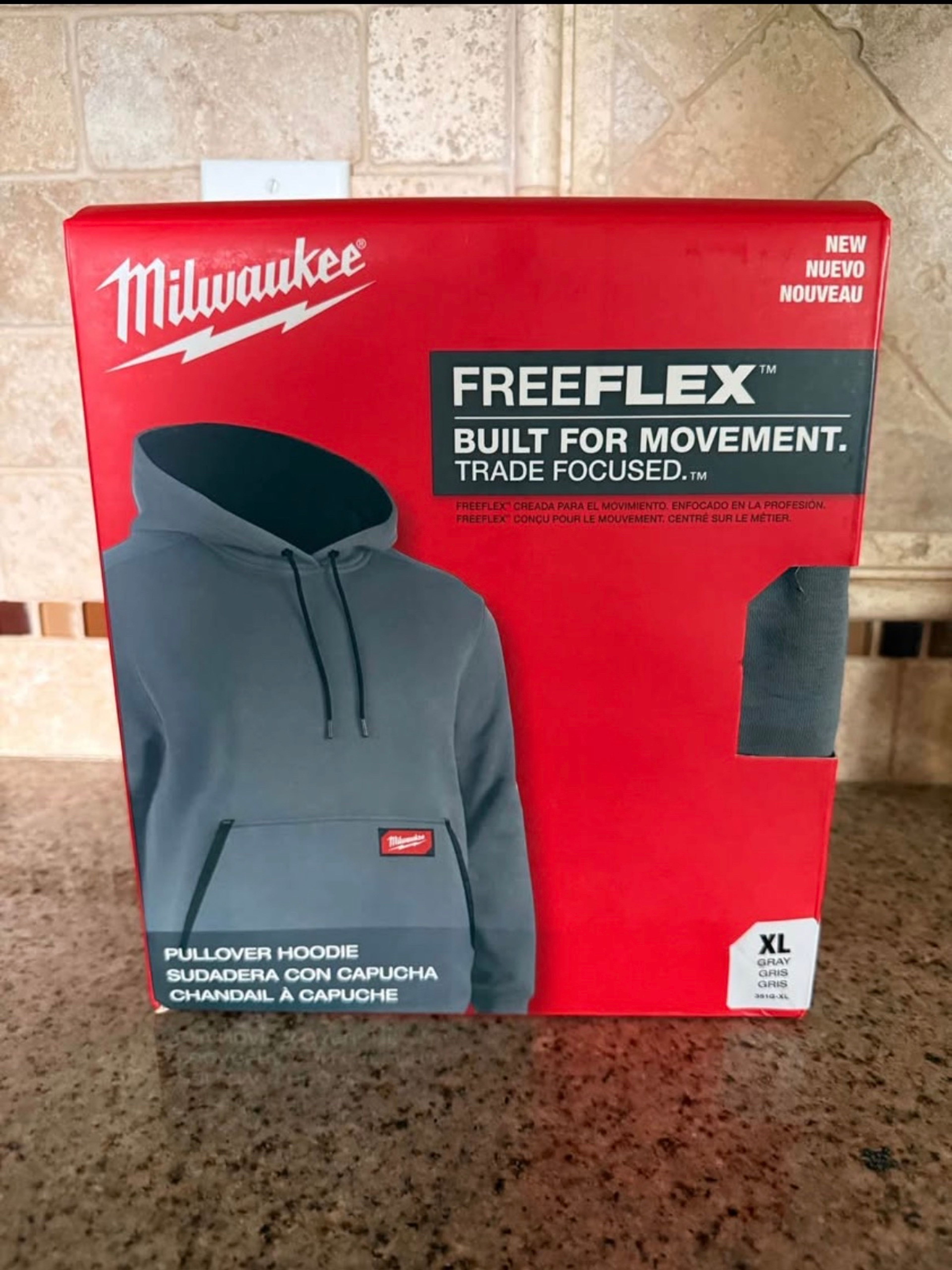 Milwaukee FreeFlex Pullover Hoodie Size XL