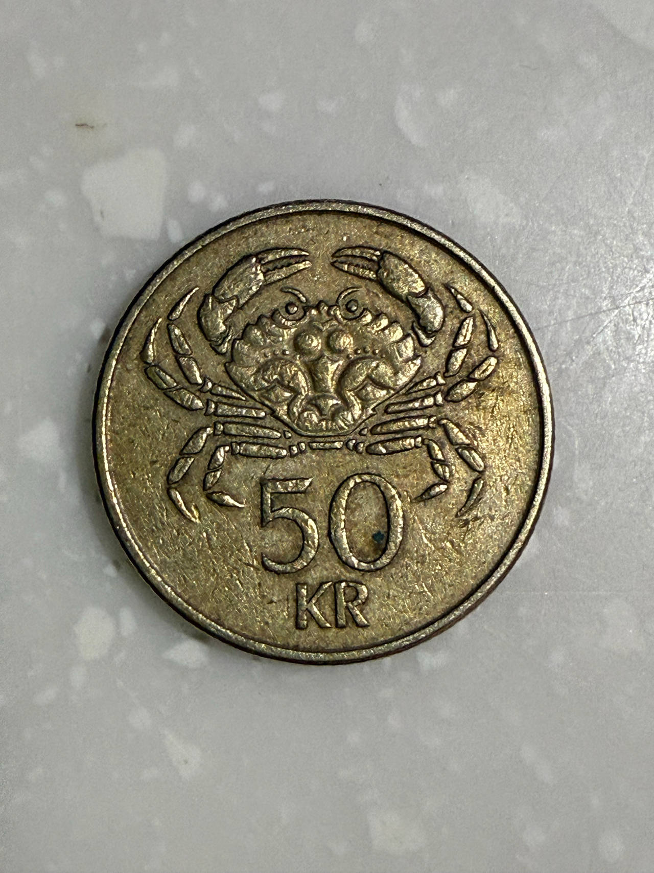 Iceland 50 Krónur Coin 1992 E19