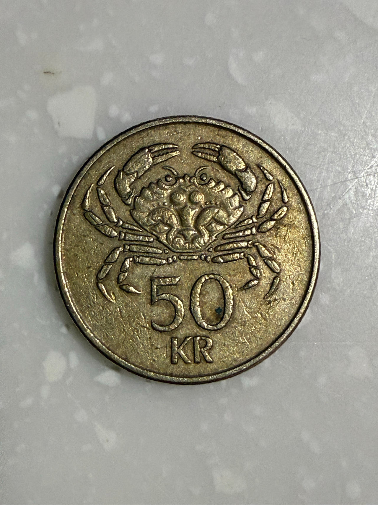 Iceland 50 Krónur Coin 1992 E19