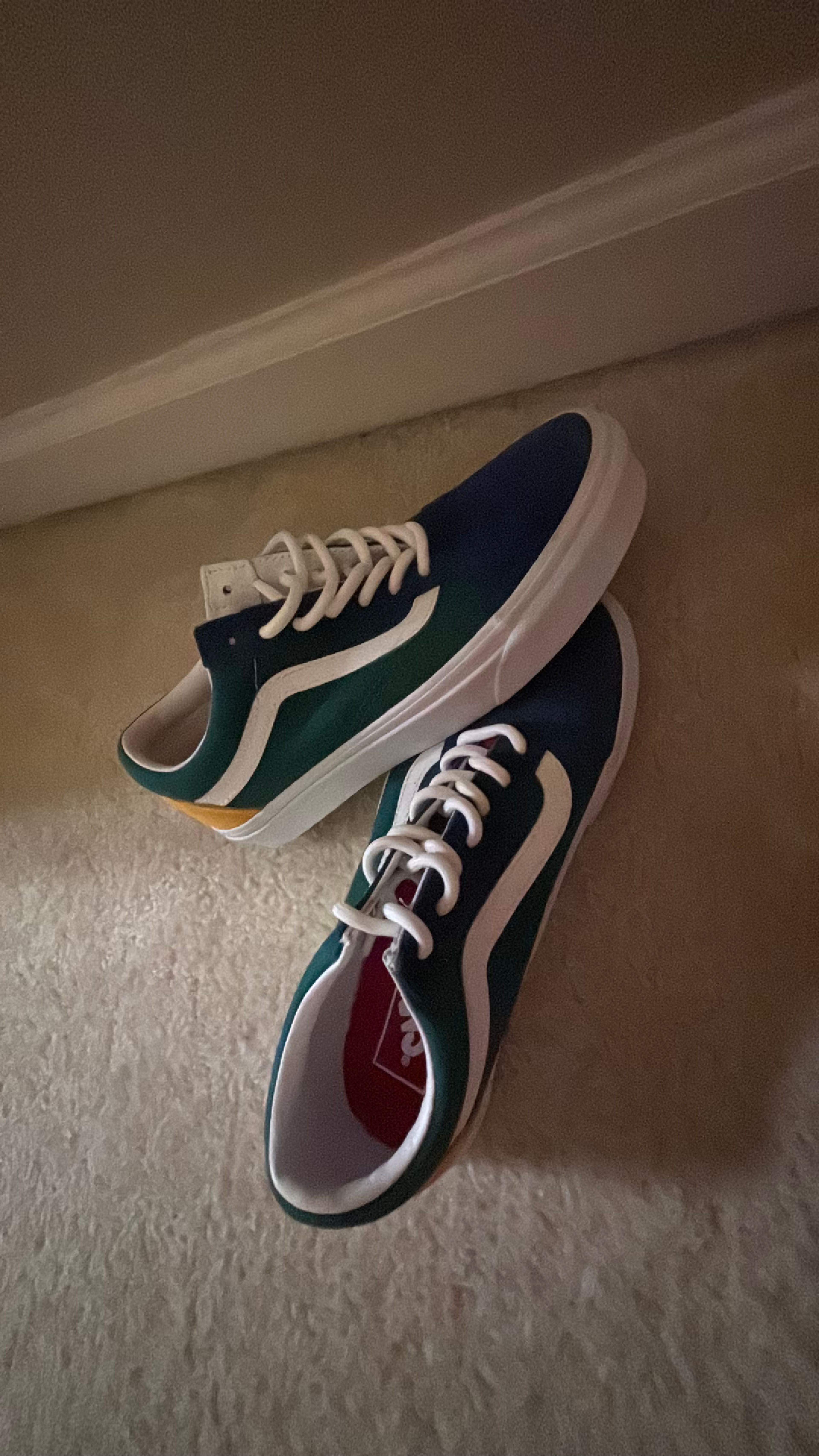 Vans Old Skool Yacht Club Colorblock Blue/Green/Yellow - Image 3