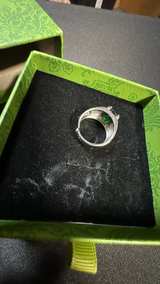 Garden Green Crystal Ring in Sterling Silver - Image 5