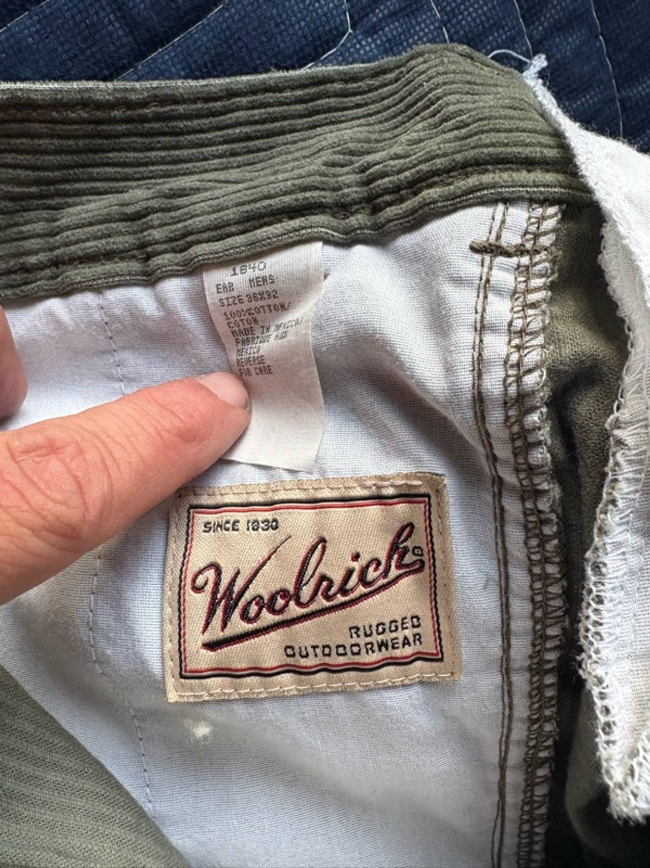 Woolrich pants Green Vintage