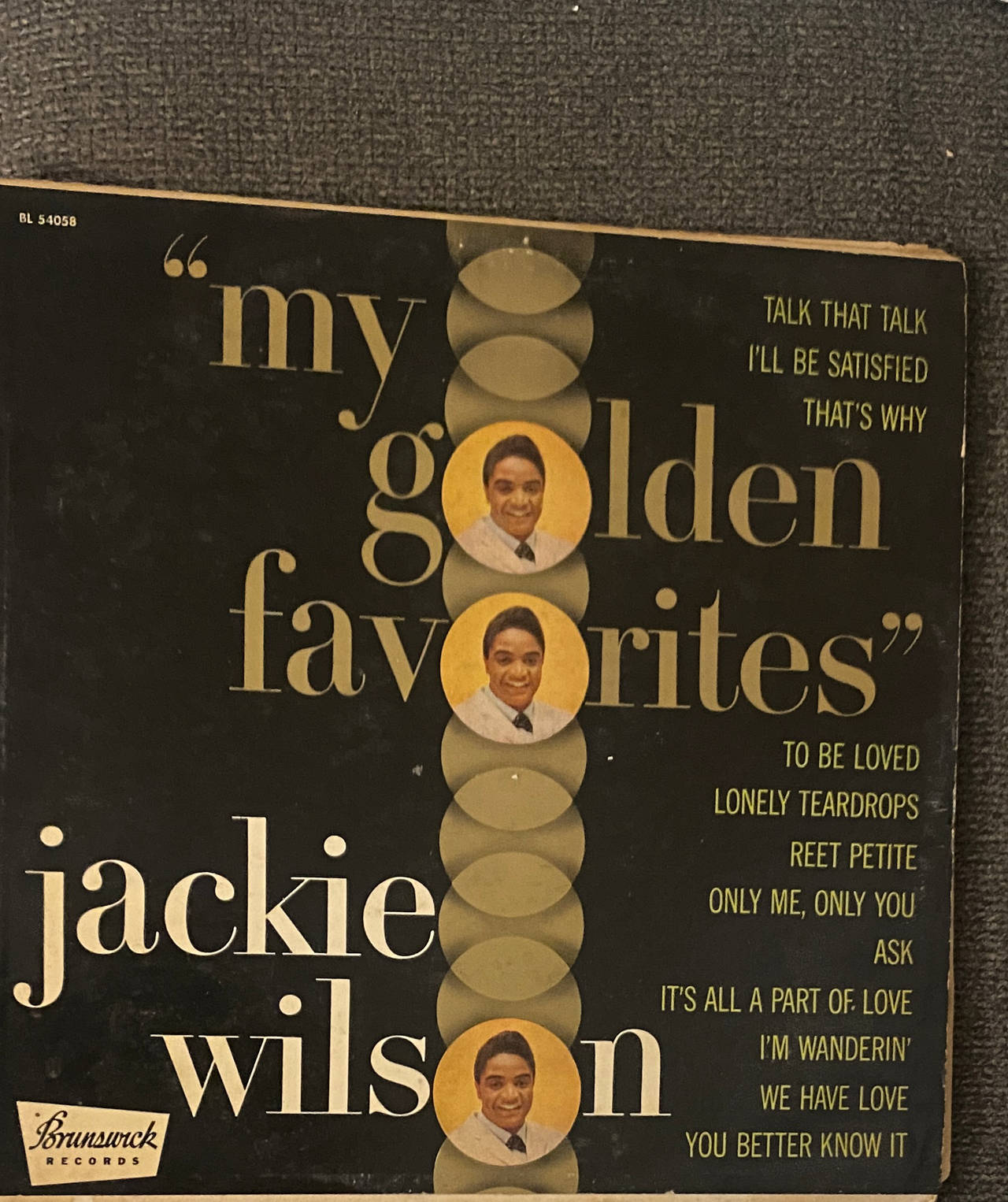 Jackie Wilson - My Golden Favorites Vinyl LP