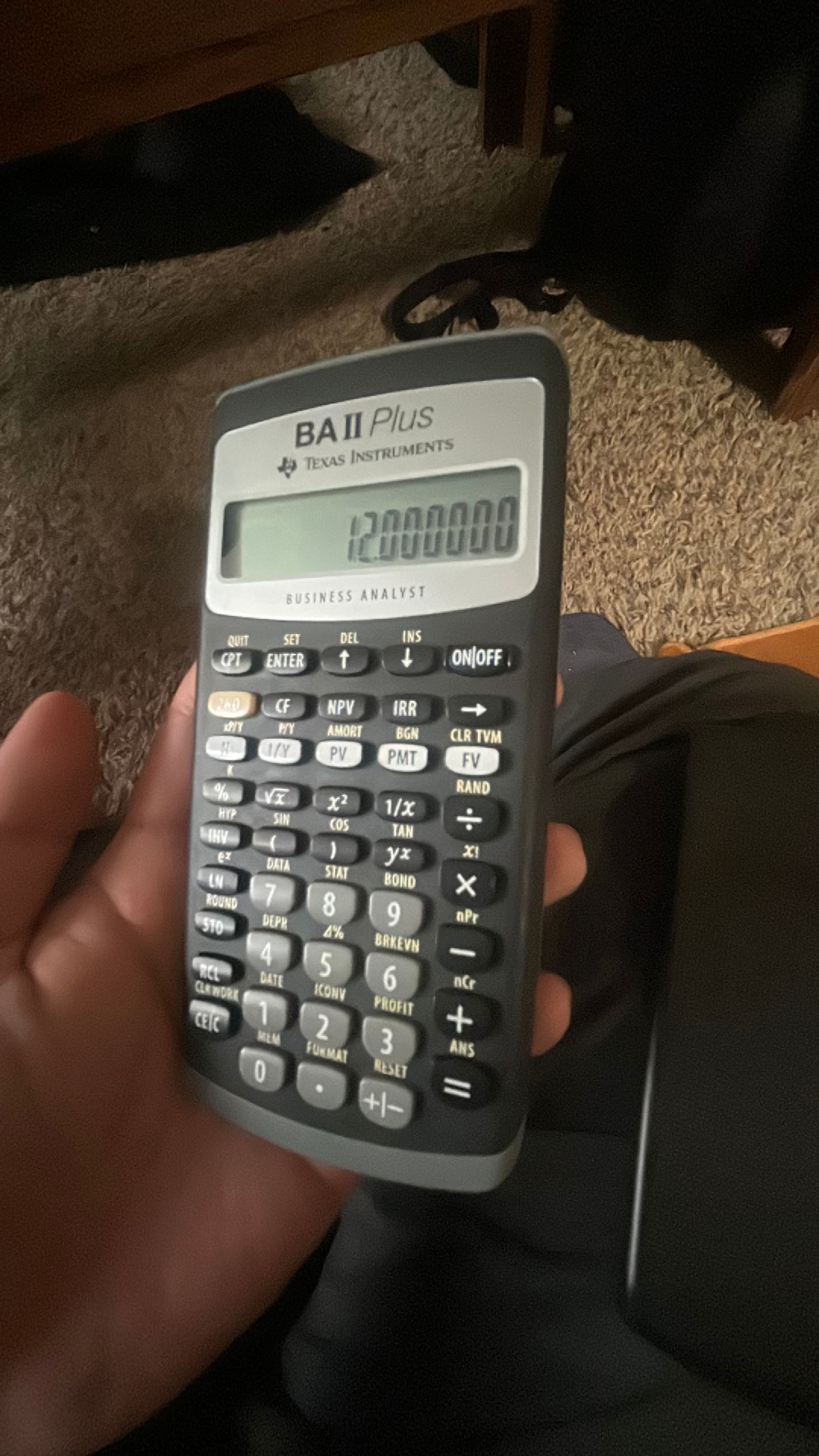 Texas Instruments BA II Plus Financial Calculator - Image 2