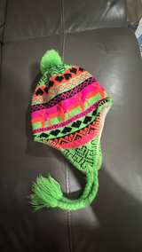 Neon Llama Knit Peruvian Beanie Hat - Image 2