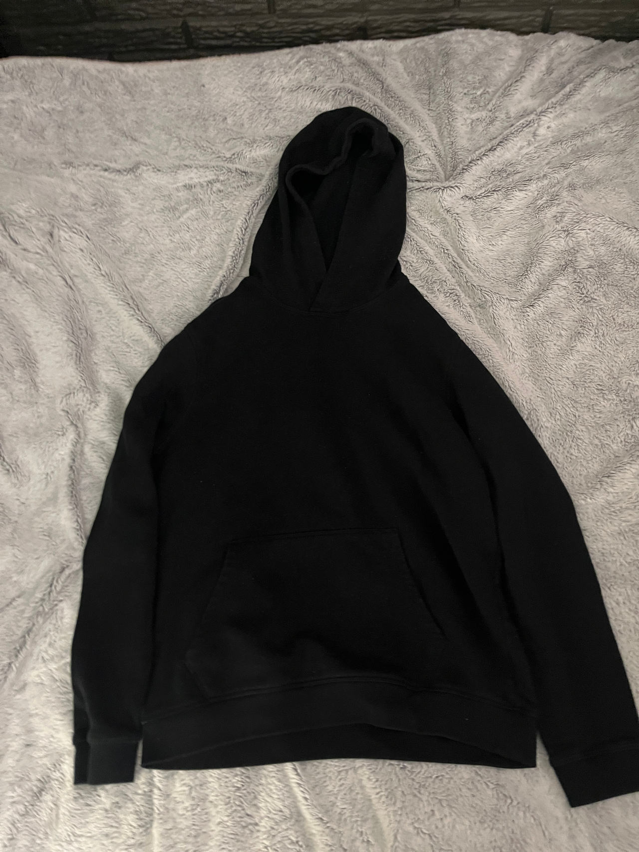 Black Pullover Hoodie