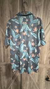 Linksoul Men's Tropical Print Polo Shirt Size Large - Image 4