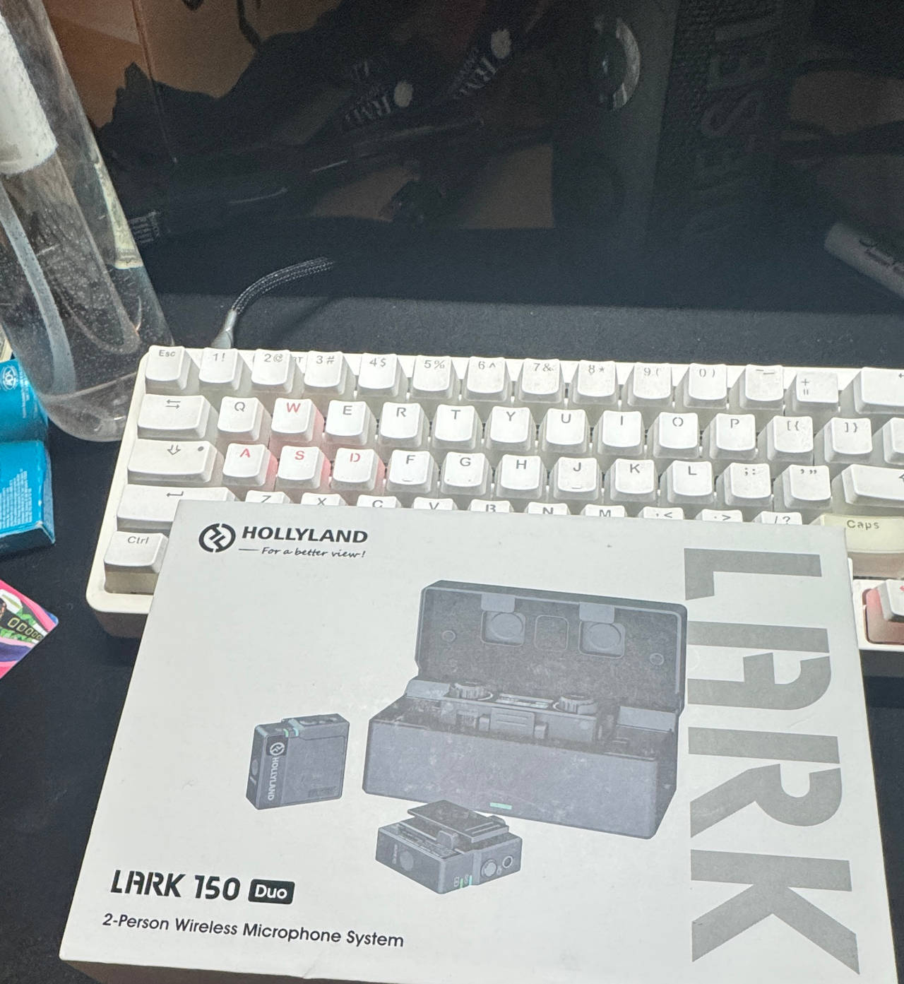 Hollyland Lark 150 Duo Wireless Microphone System with ACCESSORIES