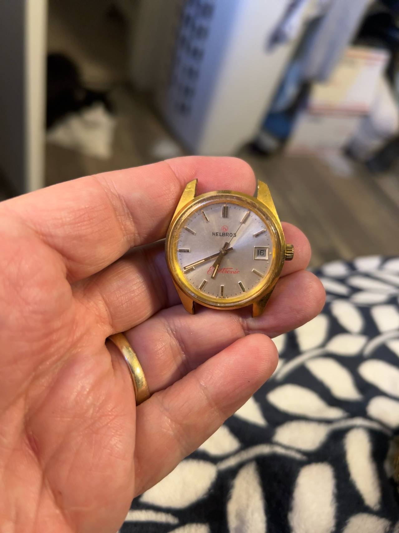 Helbros Vintage Electronic Date Watch