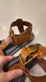 Steve Madden Women's Brown Leather Sandals - Image 2