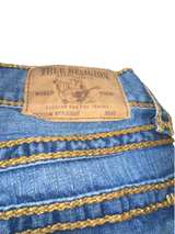 True Religion Super T Straight Jeans Thick Stitch Men’s Size 34 - Image 4