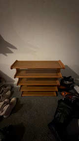 5-Tier Bamboo Shoe Rack Organizer - Image 2