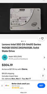 Lenovo ThinkSystem 960GB Intel D3-S4610 SATA SSD - Image 5
