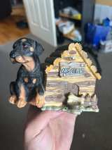 Rottweiler Piggy bank ceramic - Image 4